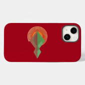 谷に日没ケースメイトiPhoneケース Case-Mate iPhoneケース (裏面 (横))