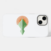谷に日没ケースメイトiPhoneケース Case-Mate iPhoneケース (裏面 (横))