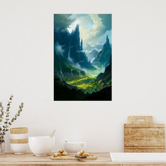 谷に隠された城 ポスター (キッチン)