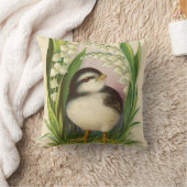 谷のイースターひよこユリ クッション (ブランケット)