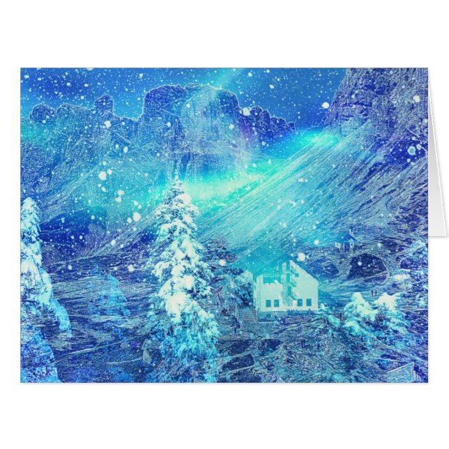 谷のオーロラ (正面横)