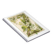 谷のキャサリンKleinの花のアルファベットZユリ ノートブック (右側)