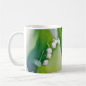 谷のスケッチのユリ コーヒーマグカップ (左)