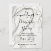 谷のセピアX線リリーを作成 招待状 (正面)