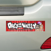 谷のバンパーステッカーでだけ バンパーステッカー (車上)