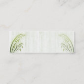 谷のプロフィールカードのユリ スキニー名刺 (裏面)