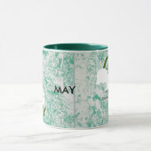 谷のマグの5月の花ユリ マグカップ (中央)