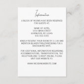 谷のミニマル結婚スリリー エンクロージャーカード (正面)