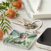 谷のユリの美しいメイの妖精 キーホルダー (正面右)