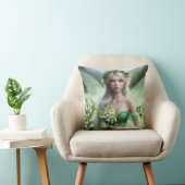 谷のユリの美しいメイの妖精 クッション (椅子)