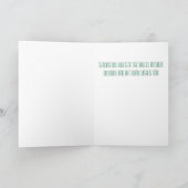 谷のユリはバースデー・カードよろしいです カード (内部)