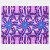 谷のユリ2 フリースブランケット (正面(横))