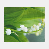 谷のユリ フリースブランケット (正面(横))