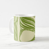 谷のユリ。フローラフレーム美しいヴィント コーヒーマグカップ (正面左)