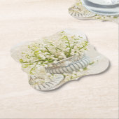 谷のユリ ペーパーコースター (アングル)