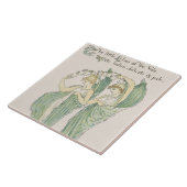 谷のユリ、植物相のFeastから、1901年(colo タイル (側面)