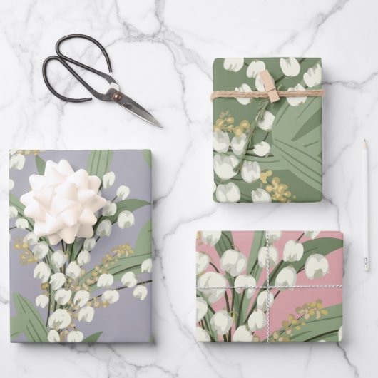 谷のリリーフローラ ラッピングペーパーシート (正面)
