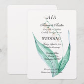 谷のリリー結婚ズ 招待状 (正面/裏面)