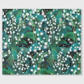 谷のリリー。シームレスな背景パターン ラッピングペーパー (フラット)