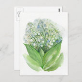 谷のリリー ポストカード (正面/裏面)