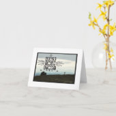 谷のヴィスタのメッセージカード-中ブランク カード (黄色い花)