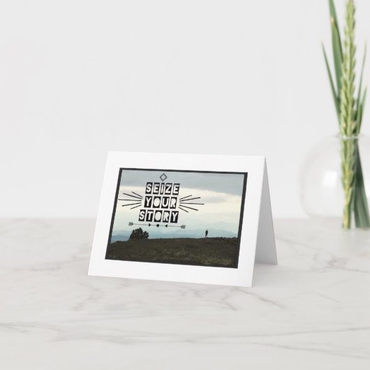 谷のヴィスタのメッセージカード-中ブランク カード (正面)