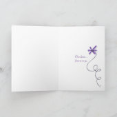 谷の一周年リリー カード (内部)