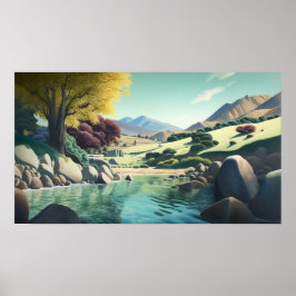 谷の下の池 ポスター