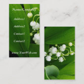 谷の名刺のユリ 名刺 (正面/裏面)