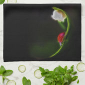 谷の女性 キッチンタオル (折り畳み)