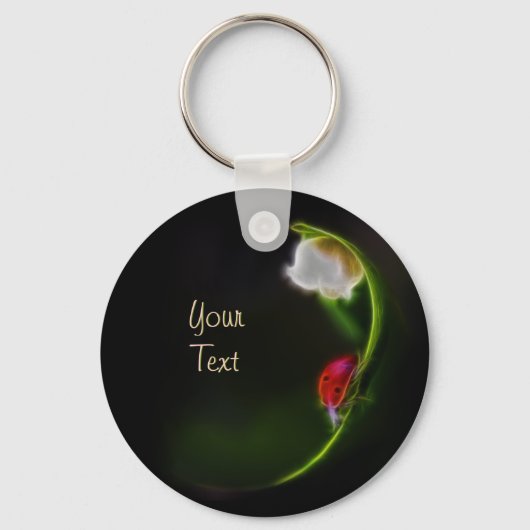 谷の女性 キーホルダー (正面)