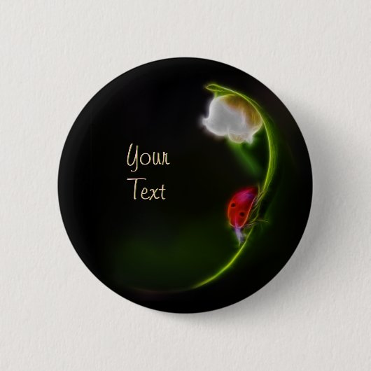 谷の女性 缶バッジ (正面)