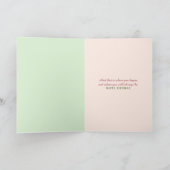 谷の娘のリリーのための誕生日 カード (内部)