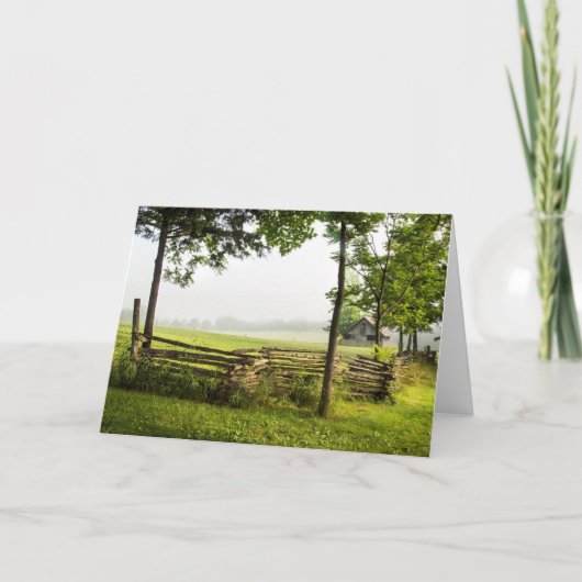 谷の平和 カード (正面)