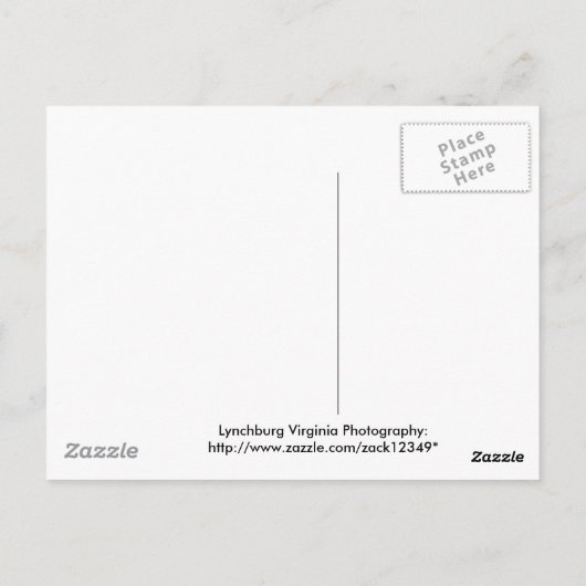 谷の平和 ポストカード (裏面)