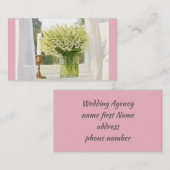 谷の春の花の花束 名刺 (正面/裏面)