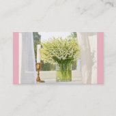 谷の春の花の花束 名刺 (正面)