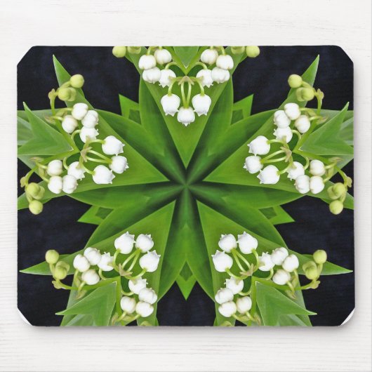 谷の曼荼羅のユリ マウスパッド (正面)