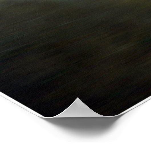 「谷の朝」 ポスター (角)