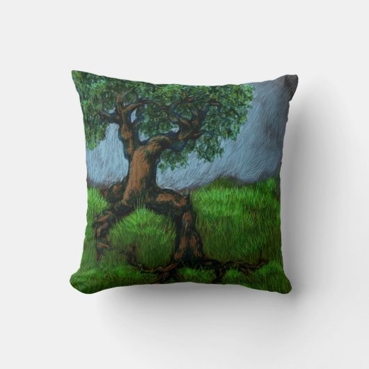 谷の柳 クッション (正面)