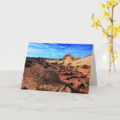 谷の火災,オーバートン, NV,内空白の部 カード (黄色い花)