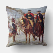 谷の炉の~のワシントン州そしてラファイエット クッション (裏面)