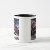 谷の炉、PAで祈るワシントン州概要 マグカップ (中央)