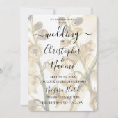 谷の独自の黄色のX線リリーを作成 招待状 (正面)