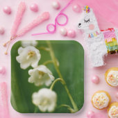 谷の白いユリ(Convallaria majalis) ペーパープレート (パーティー)