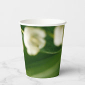 谷の白いユリ(Convallaria majalis) 紙コップ (裏面)