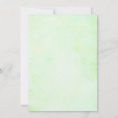 谷の素朴な結婚式の保存のユリ日付 セーブザデート (裏面)