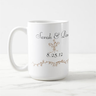 谷の結婚式のユリ コーヒーマグカップ