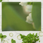 谷の花のユリ キッチンタオル (折り畳み)