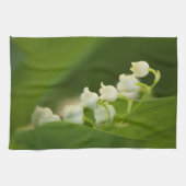 谷の花のユリ キッチンタオル (横)